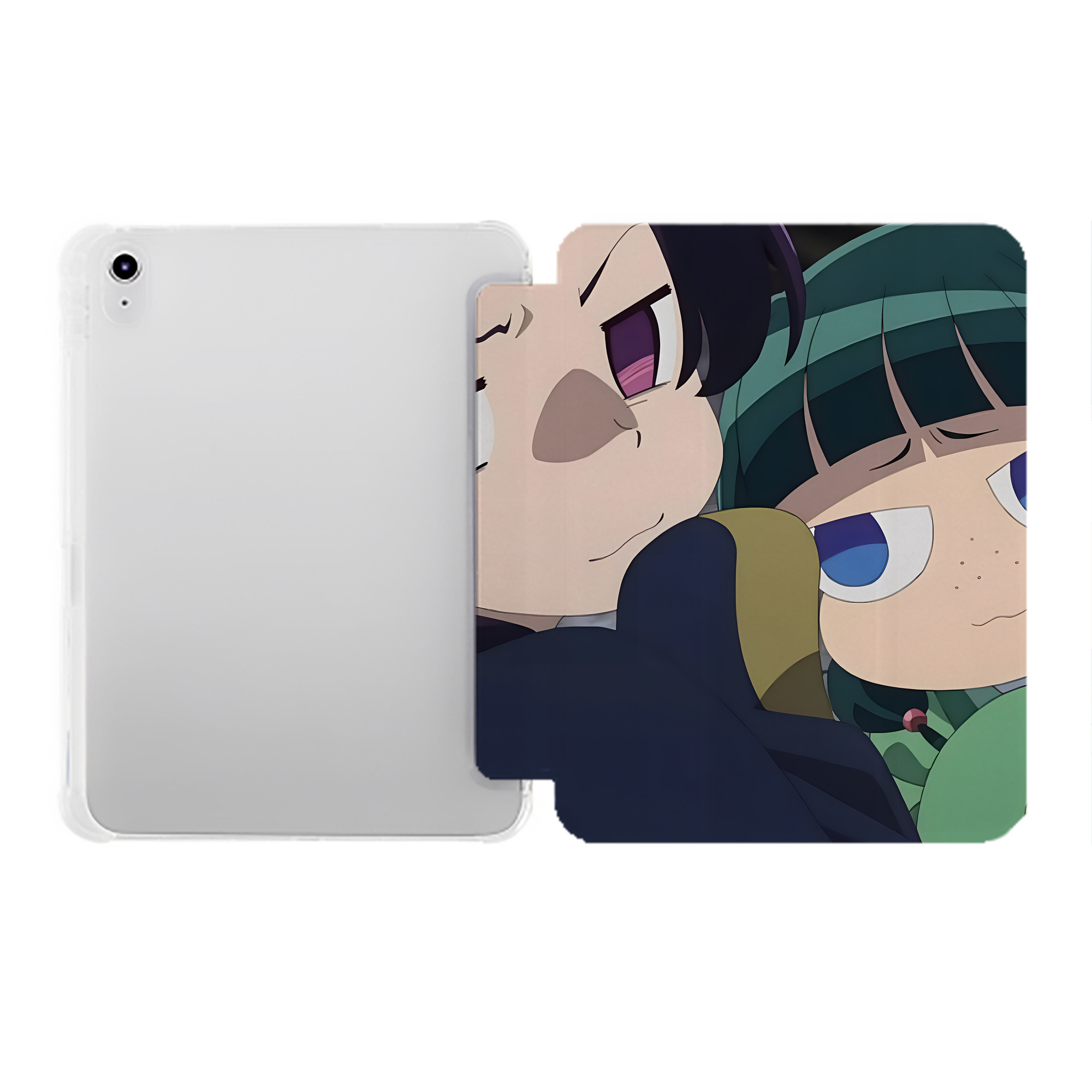 （画像用） 薬屋のひとりごと The Apothecary Diaries IPad ケース ペン収納付き 三つ折りスタンド PUレザー×シリコン 対応機種9.5/10.5/10.9インチ